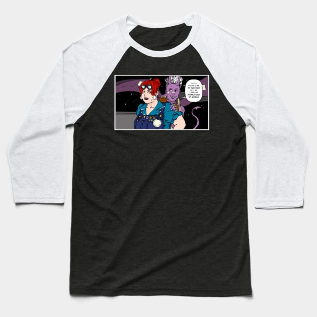 Lucy/Bella "Dynamic Duo" tee Baseball T-Shirt by DrewEdwards